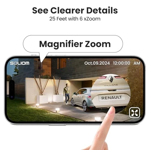 Security Cameras Wireless Outdoor, No Subscription, Solar Powered with 360° Auto Tracking — Outdoor Security Cameras, SOLIOM
