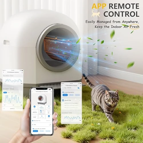 Self Cleaning Litter Box Automatic — Waste Bins, WARCAT