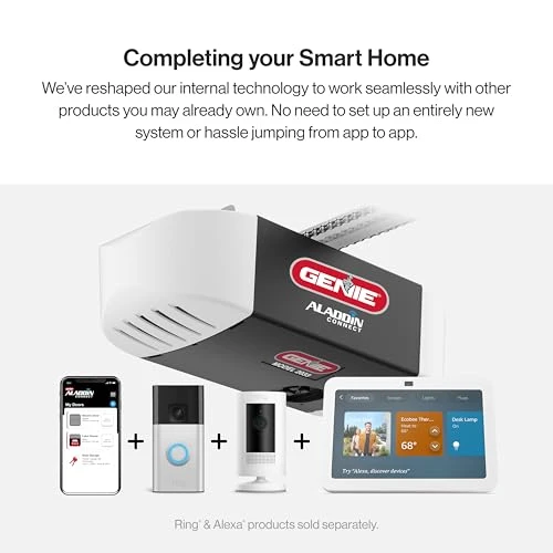 Smart Garage Door Opener with Chain Drive and LED Lighting — Opener Systems, Genie