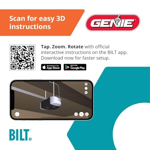 Smart Garage Door Opener with Chain Drive and LED Lighting — Opener Systems, Genie
