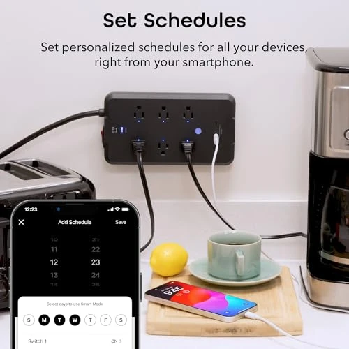 Smart Plug Power Strip with Surge Protection — Power Guardians, Geeni