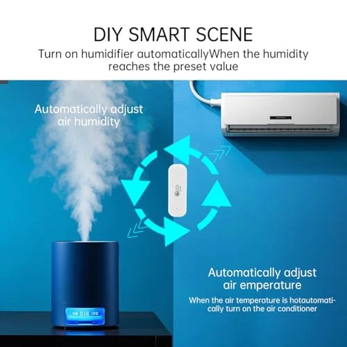 Smart Temperature Humidity Sensor — Home Climate Control, Sanofuturion