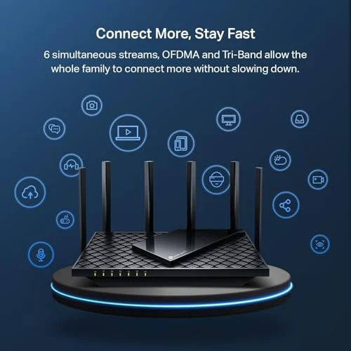 Tri-Band WiFi 6E Router — Routers, TP-Link