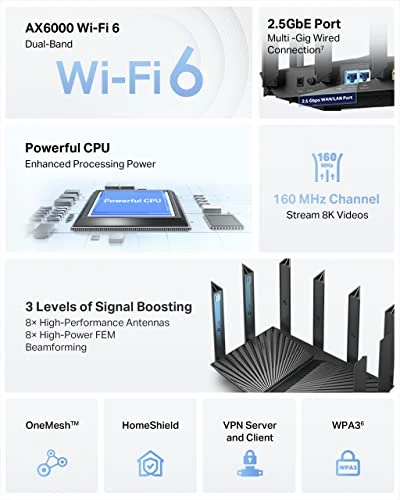 Wi-Fi 6 Router — Routers, TP-Link