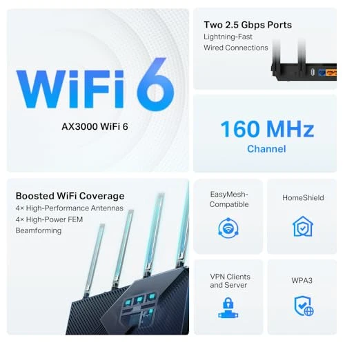 WiFi 6 Router — Routers, TP-Link
