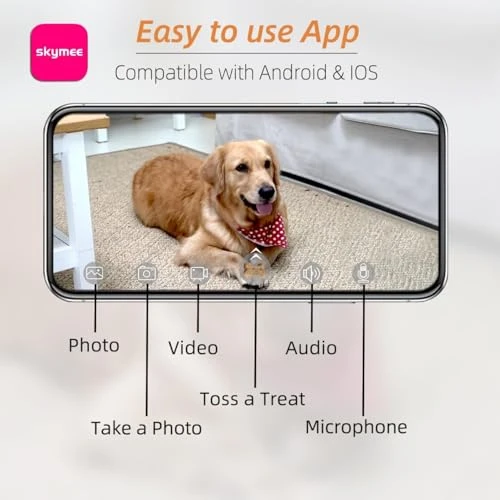 WiFi Remote Pet Camera with Treat Dispenser — Cameras & Monitors, SKYMEE