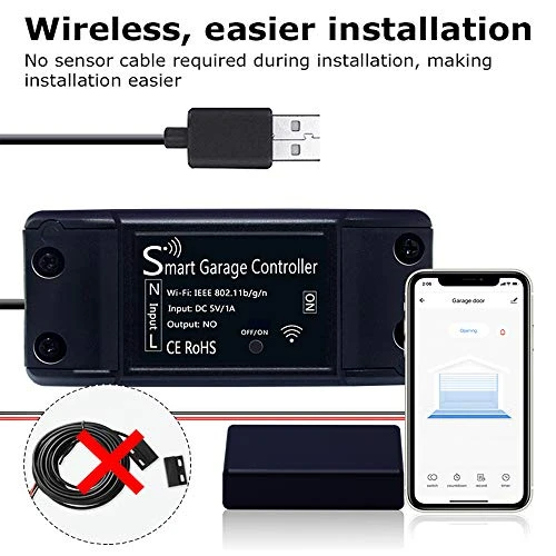 Wireless Smart Wi-Fi Garage Door Opener — Keypads & Remotes, AGSHOME