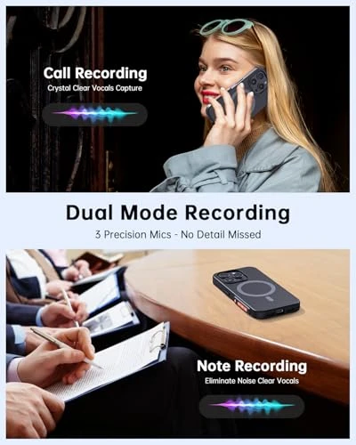 AI Voice Recorder Phone Case with Transcription and Summarization — Voice Recognition & Productivity Software, Yorlu
