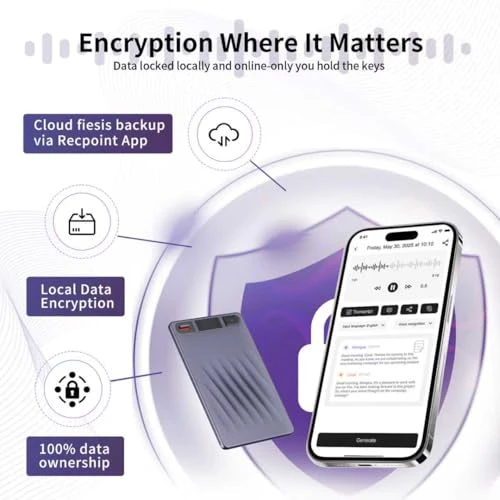 AI Voice Recorder with Transcription and Summarization — Voice Recognition & Productivity Software, RECPOINT