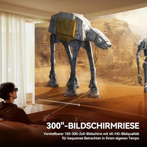 AR Glasses and Spatial Computer with 360-inch Micro-OLED 3-Screen Display — Smart Glasses, Rokid