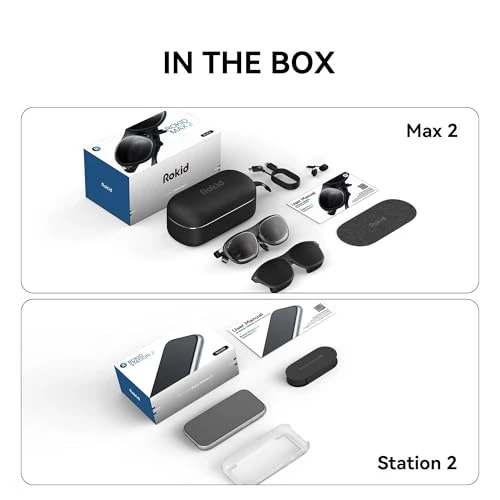 AR Glasses and Spatial Computer with 360-inch Micro-OLED 3-Screen Display — Smart Glasses, Rokid