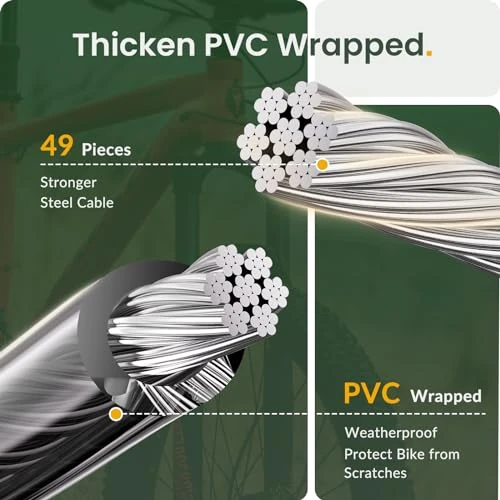 Bike Lock Cable — Cable, Titanker