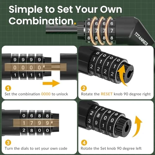 Bike Lock Cable — Cable, Titanker