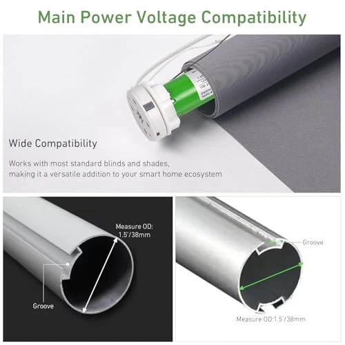 Main Power Voltage Blinds Motor with Smart Plug — Smart Home Modules, Rollerhouse