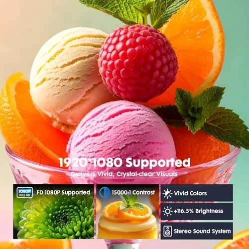 Mini Projector with WiFi and Bluetooth — Home Theater Projectors, Tecaki