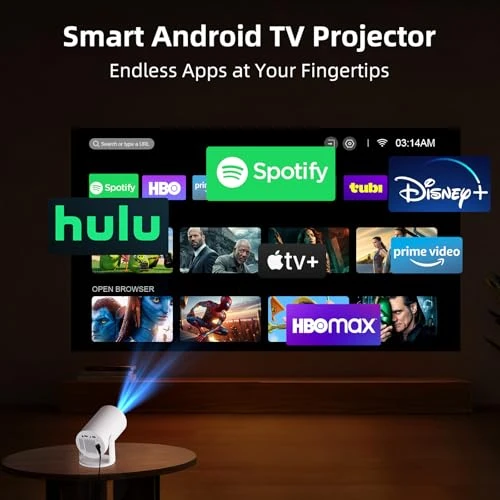 Mini Projector with WiFi and Bluetooth — Home Theater Projectors, YINCODI