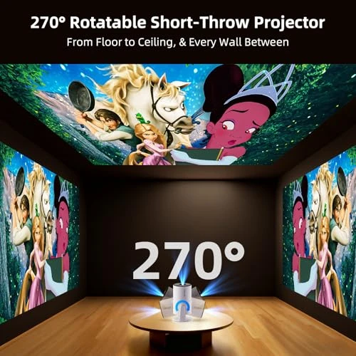 Mini Projector with WiFi and Bluetooth — Home Theater Projectors, YINCODI