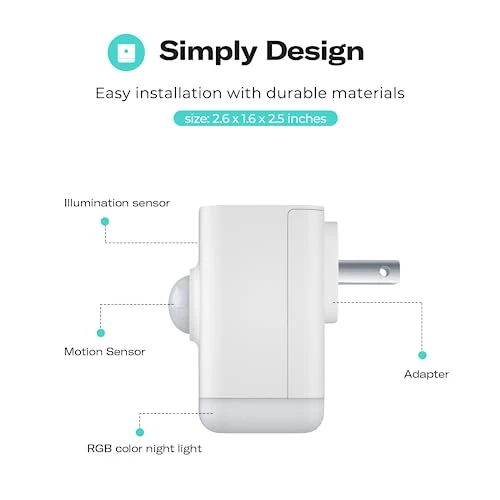 Multi-Function Night Light with Motion Sensor and Zigbee Repeater — Night Lights, THIRDREALITY