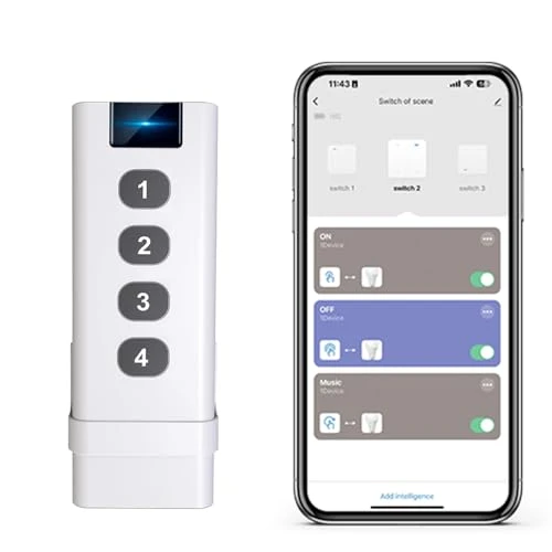 Scene Remote Button — Smart Home Hubs & Controllers, IHSENO