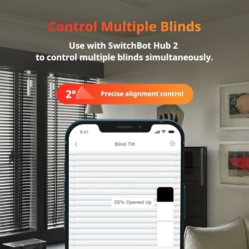 Smart Electric Motorized Blinds Kit — Honeycomb, SwitchBot