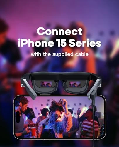 Smart Glasses with Massive 201 Inch Micro OLED Virtual Theater — Smart Glasses, FANGOR