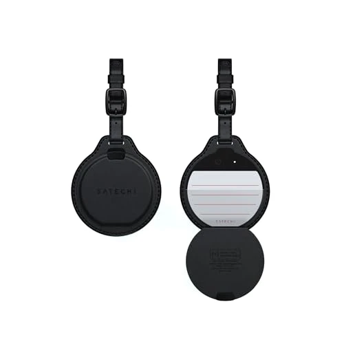 Smart Luggage Tag with Find My, TSA-Friendly, Airport Tracking, Left-Behind Alerts, Loud Audible Chime, Wireless... — Item Locators, Satechi