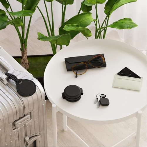 Smart Luggage Tag with Find My, TSA-Friendly, Airport Tracking, Left-Behind Alerts, Loud Audible Chime, Wireless... — Item Locators, Satechi