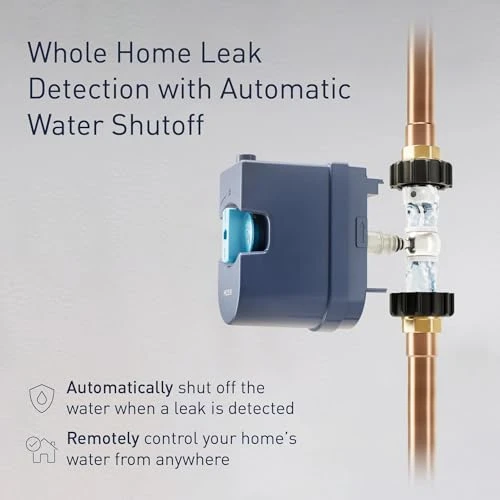 Smart Water Monitor and Automatic Shutoff Sensor — Water Leak Detection Systems, Moen