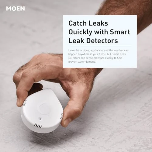 Smart Water Monitor and Automatic Shutoff Sensor — Water Leak Detection Systems, Moen