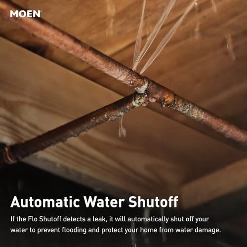 Smart Water Monitor and Automatic Shutoff Sensor — Water Leak Detection Systems, Moen
