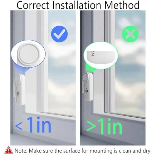 Smart WiFi Door and Window Alarm Sensor Chime — Smart Home Security, XFOX