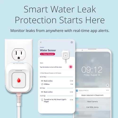 WiFi Water Leak Detector Starter Kit — Water Leak Detection Systems, D-Link