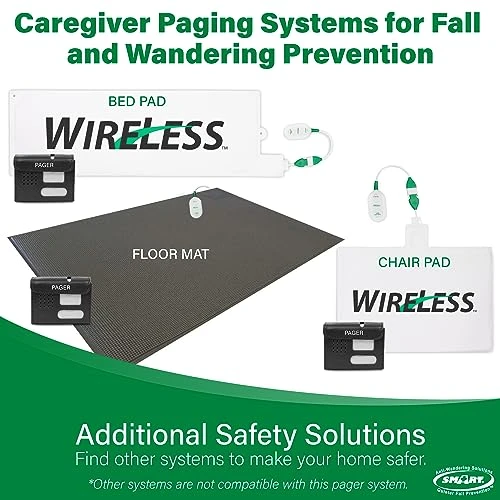 Wireless Motion Sensor Alarm System with Pager — Patient Alarms, Smart Caregiver Corporation