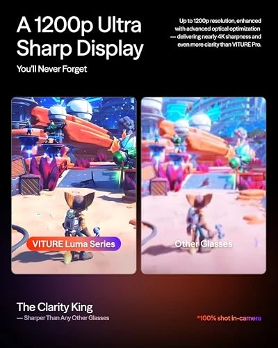 XR Glasses with Ultra Sharp Display and Full 6DoF Support — Smart Glasses, VITURE