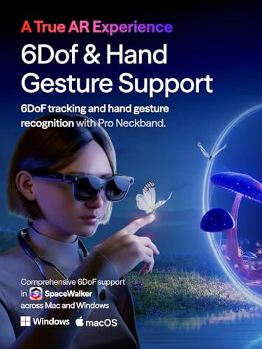 XR Glasses with Ultra Sharp Display and Full 6DoF Support — Smart Glasses, VITURE