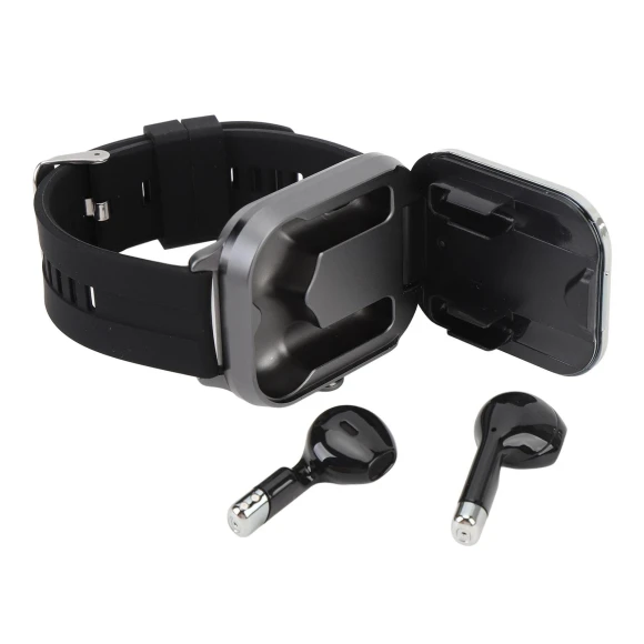2.01-inch Smart Watch with 2-in-1 NFC Headphones — Smartwatches, KaiSai