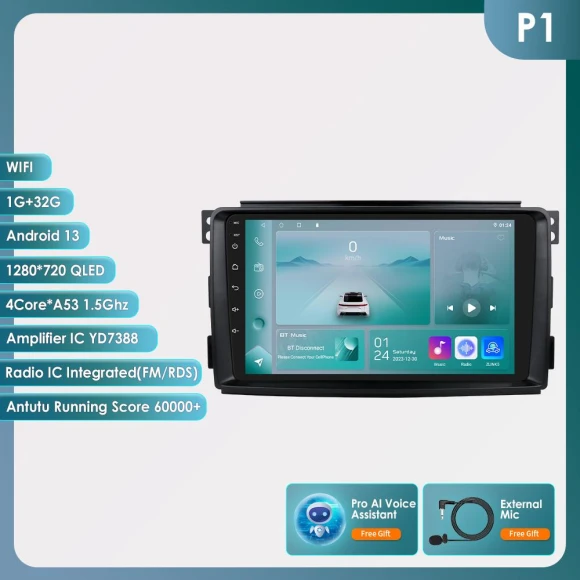 Car Multimedia Video Player GPS Head Unit — Stereo Receivers, Hizpo