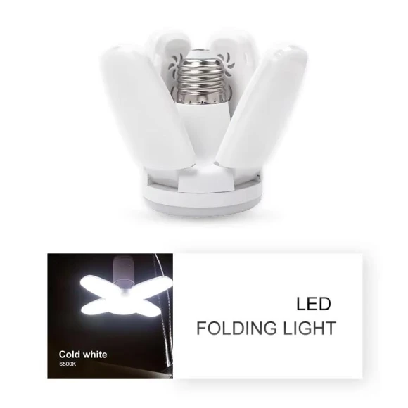 Foldable Motion Sensor LED Bulb — Lighting Solutions, Cozy Cottage-Relax