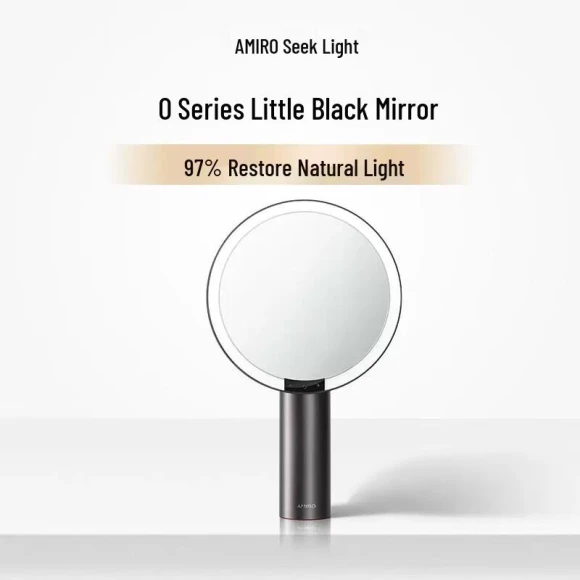 LED Smart Desktop Makeup Mirror — Handheld, AMIRO