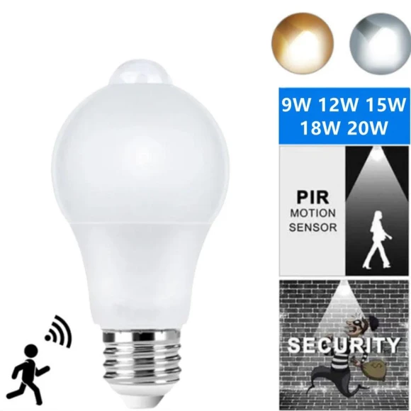 Motion Sensor LED Light Bulb — Motion Sensors, GuangZhouZhenqin