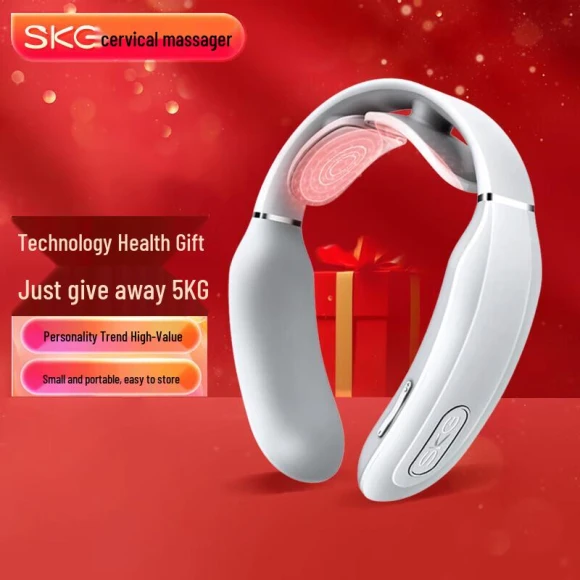 Smart Neck Massager with Heat and Pulse Therapy — Muscle Stimulators, SKG