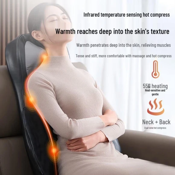 Smart Shiatsu Neck, Back & Waist Massage Cushion — Back Relief Solutions, CLORIS