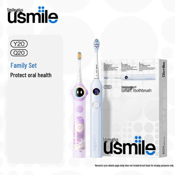 Smart Sonic Electric Toothbrush Parent-Child Set — Rotating Electric Toothbrushes, usmile
