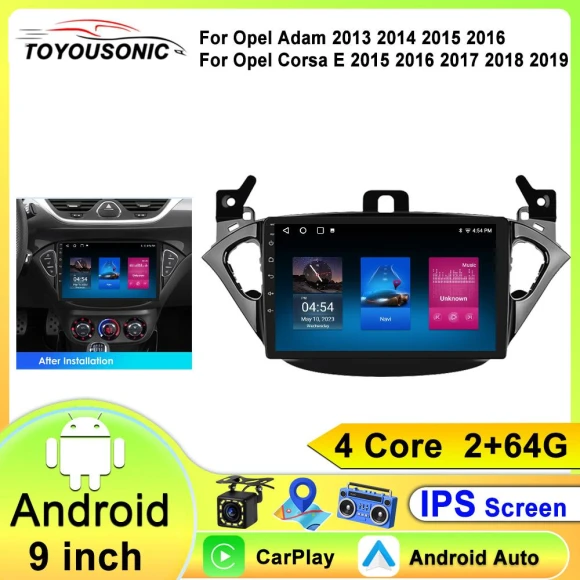 Wireless CarPlay Android Auto Radio — Navigation & GPS Accessories, ToyousoniC