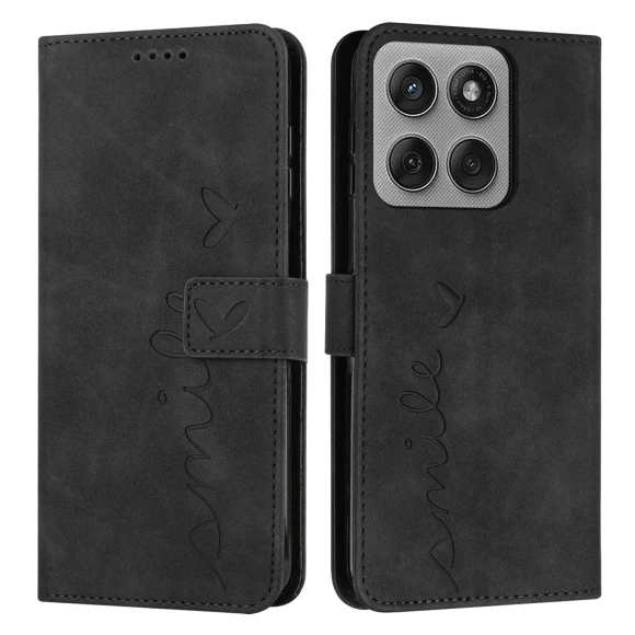 Leather Case Stand with Heart Embossed Pattern — Flip Cases, Smartwatch 2025