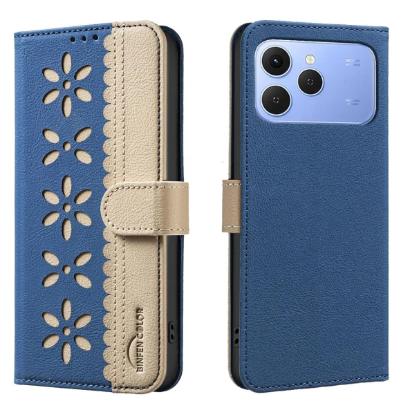 Leather Phone Case with Flower Pattern — Flip Cases, Smartwatch 2025