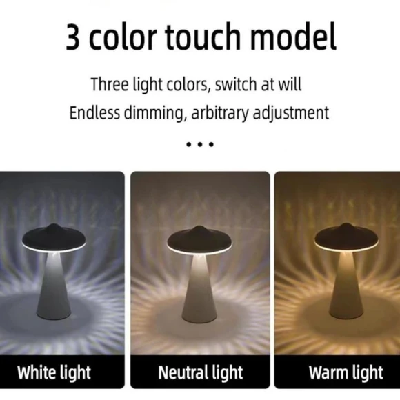 LED Desk Lamp with Color Changing Night Light — Reading Lights, LIUXING