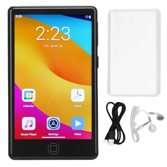 MP3 Player with Bluetooth and WiFi, 4-inch Touch Screen, Built-in Speaker — Portable Media Players, Electric1