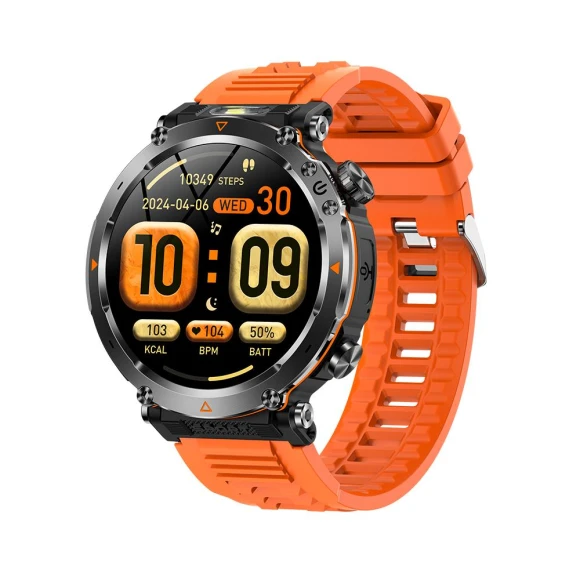 New 1.7-inch Bluetooth Calling Smartwatch for Men, Sports Fitness Tracker with Flashlight — Smartwatches, MEVADEN