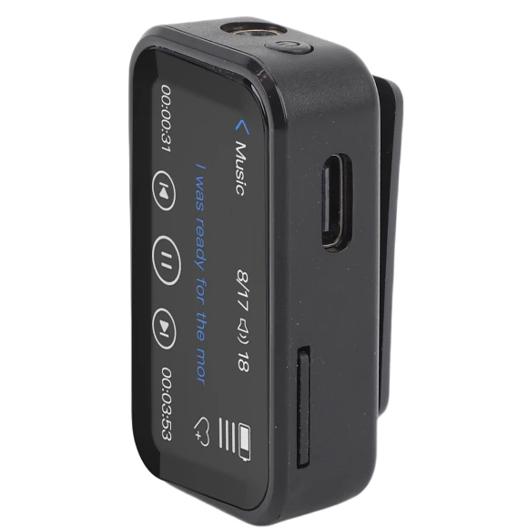 Portable MP3 Player with Clip — Compact Audio Players, mfySpace